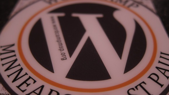 WordCamp MSP 2010 Badge WordCamp MSP 2010 Badge Closeup