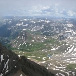 Yankee Boy Basin An overlook of Yankee Boy Basin from the summit