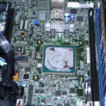 Supermicro X10SDV-7TP4F with the stock heatsink removed